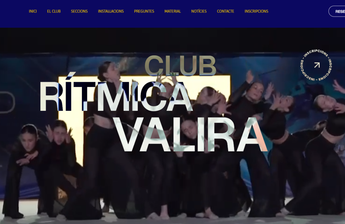 El Club Rítmica Valira estrena nova web